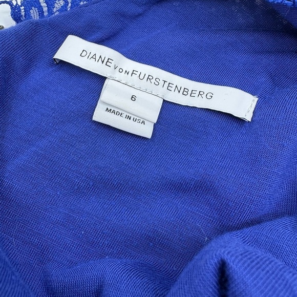 Diane Von furstenberg LACE MID-LENGTH DRESS size 6 - Picture 10 of 11